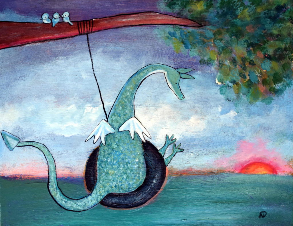 Dragon Tire Swing